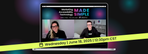 Image Description: Michelle Lapides and Katherine Lees on Zoom. Yellow banner text: Wednesday | June 18, 2025 | 12:30pm CST.